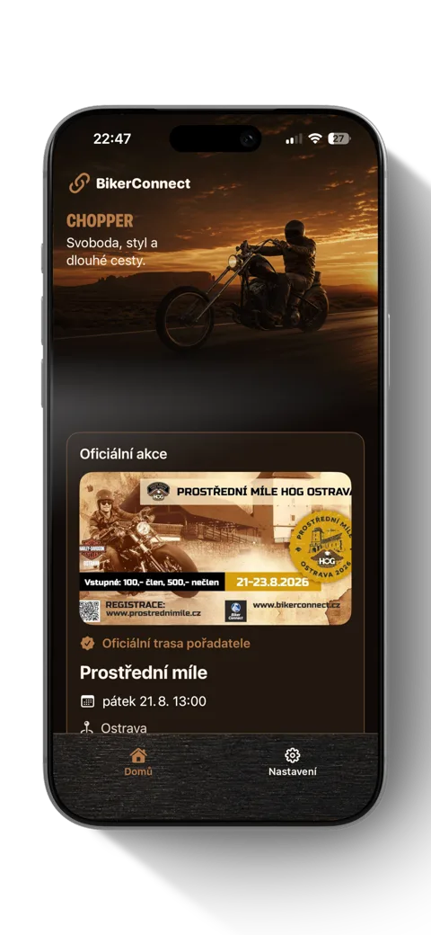 Navigace na moto akce