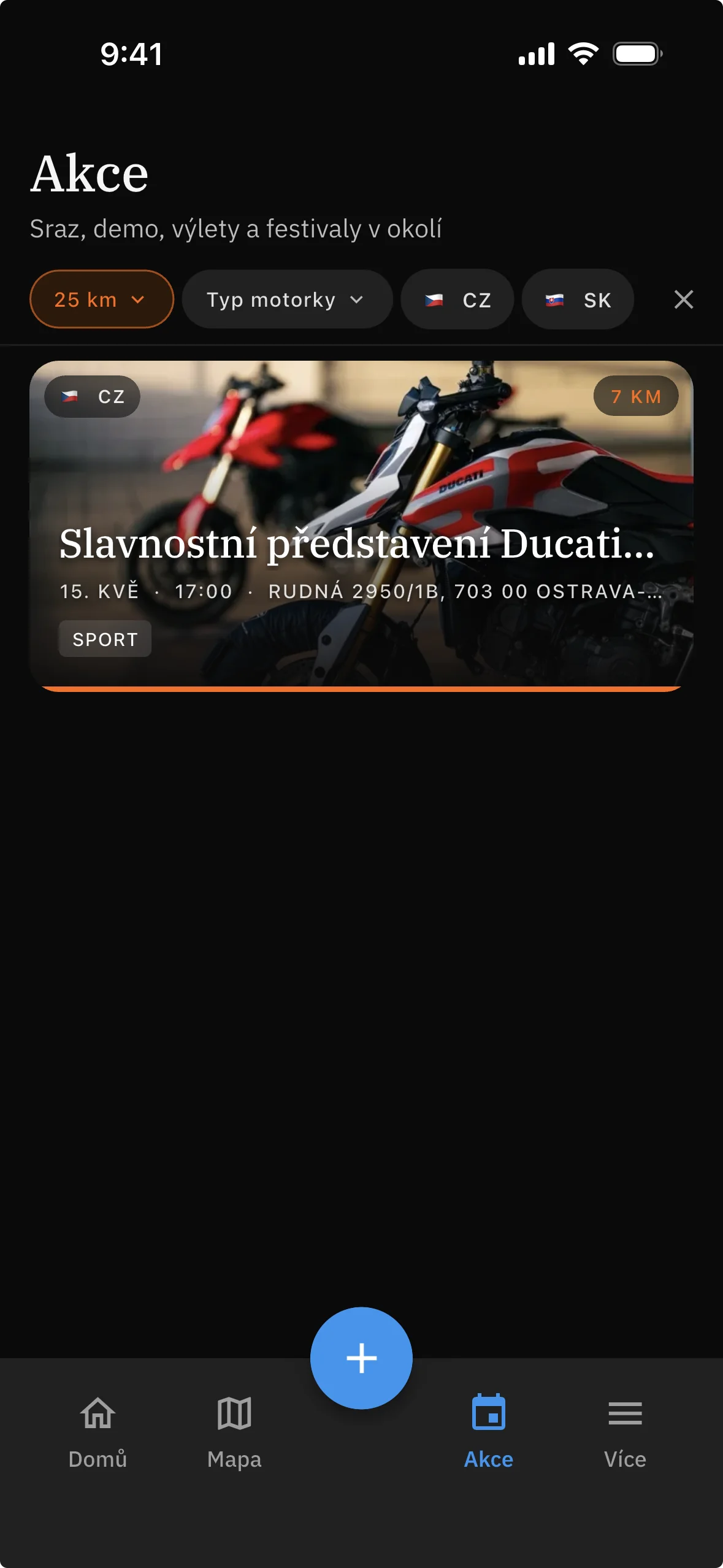 Kalendář moto akcí
